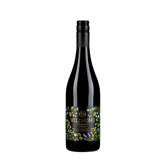 Wildsong, Syrah, 2019, New Zealand, Hawk's Bay, Organic